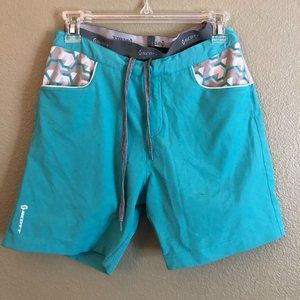 Scott Turquoise Bike Shorts (with Liner)